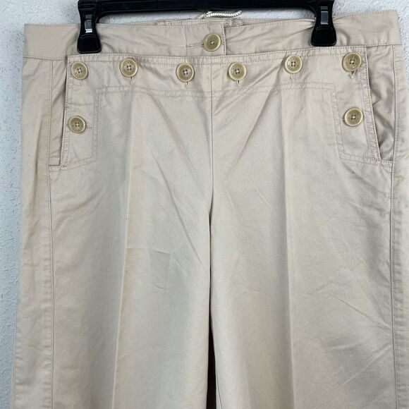 NWT Tommy Hilfiger Khaki Cropped Pants Size 10 - Picture 2 of 10